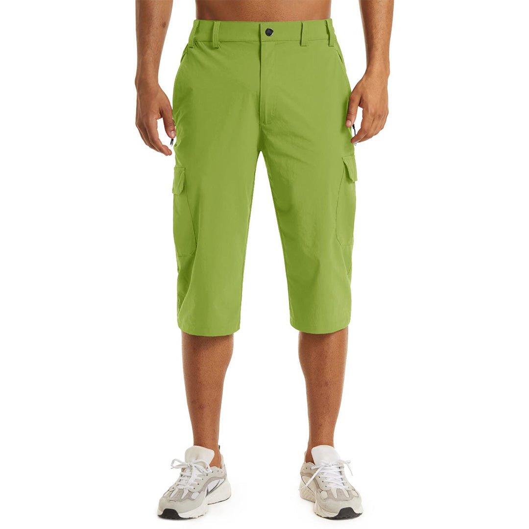 TACVASEN Light Blue Utility Cargo Shorts Quick Drying