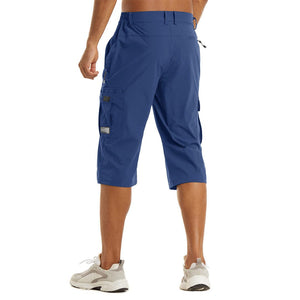 TACVASEN Amry Green Utility Cargo Shorts Quick Drying