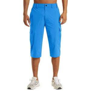 TACVASEN Amry Green Utility Cargo Shorts Quick Drying