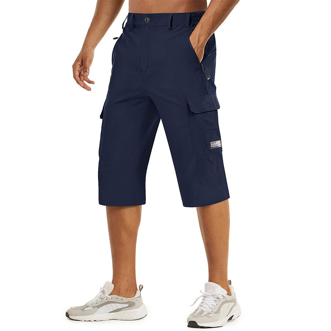 TACVASEN Navy Utility Cargo Shorts Quick Drying
