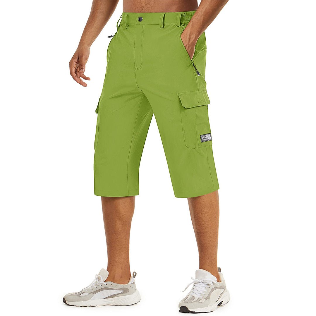 TACVASEN Light Blue Utility Cargo Shorts Quick Drying