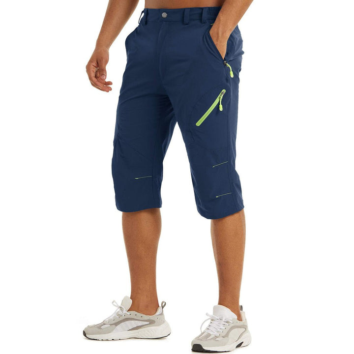 Men's Cargo Quick Dry Workout Hiking Capri Pants - Men's Capri Pants