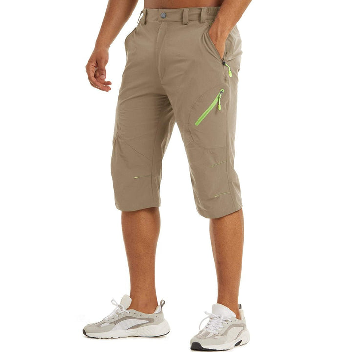 Men's Cargo Quick Dry Workout Hiking Capri Pants - Men's Capri Pants