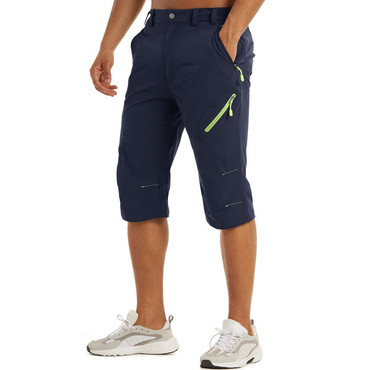 Men's Cargo Quick Dry Workout Hiking Capri Pants - Men's Capri Pants