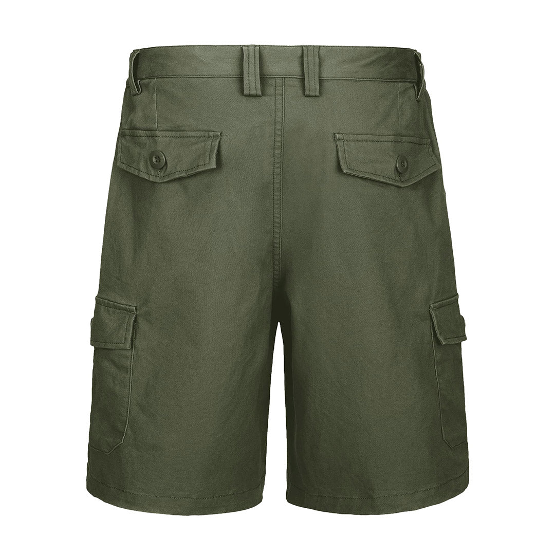 TACVASEN Army Green Utility Cotton Cargo Shorts