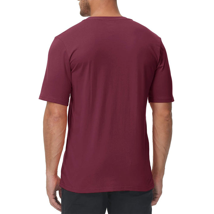 Men's Casual Cotton Henley Shirts - Men's T-shirts