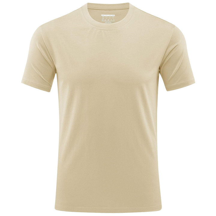 Men's Casual Crew Neck Cotton T-Shirt - Men's T-shirts