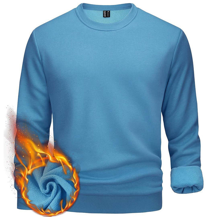 Men's Casual Crewneck Fleece Pullover Sweatshirts - Men's Sweatshirts