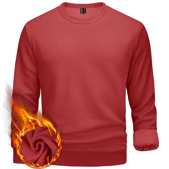 Men's Casual Crewneck Fleece Pullover Sweatshirts - Men's Sweatshirts