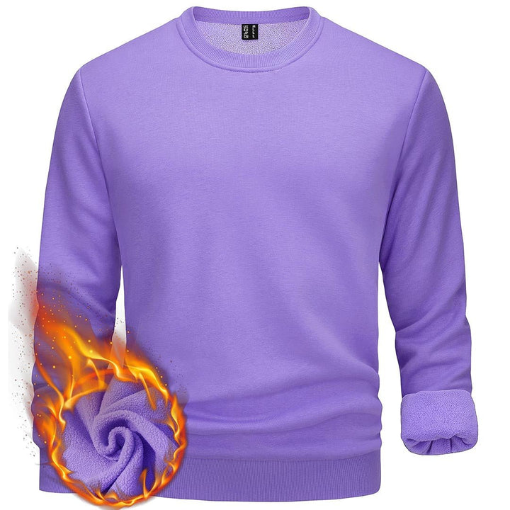 Men's Casual Crewneck Fleece Pullover Sweatshirts - Men's Sweatshirts