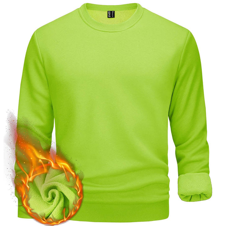 Men's Casual Crewneck Fleece Pullover Sweatshirts - Men's Sweatshirts