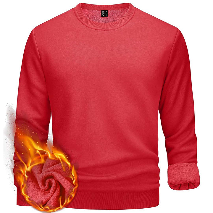 Men's Casual Crewneck Fleece Pullover Sweatshirts - Men's Sweatshirts