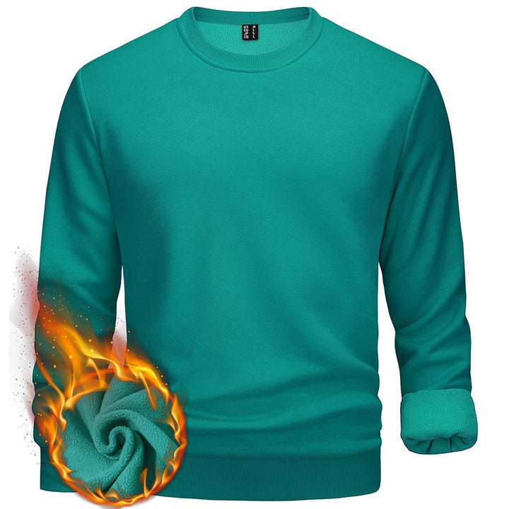 Men's Casual Crewneck Fleece Pullover Sweatshirts - Men's Sweatshirts