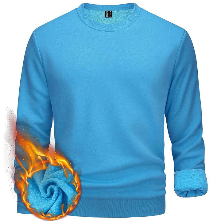 Men's Casual Crewneck Fleece Pullover Sweatshirts - Men's Sweatshirts
