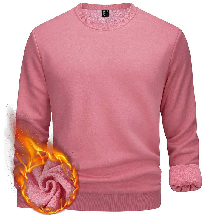 Men's Casual Crewneck Fleece Pullover Sweatshirts - Men's Sweatshirts
