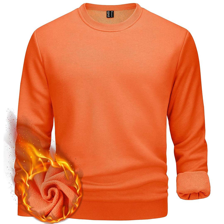 Men's Casual Crewneck Fleece Pullover Sweatshirts - Men's Sweatshirts