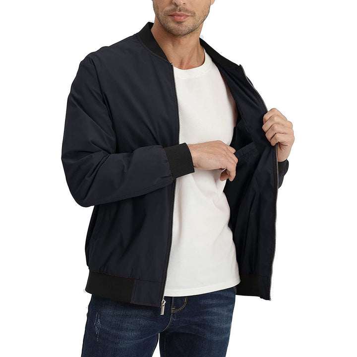 Men's Casual Lightweight Bomber Jacket - Men's Jackets
