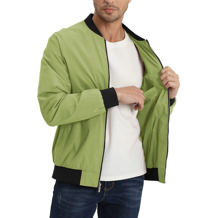 Men's Casual Lightweight Bomber Jacket - Men's Jackets
