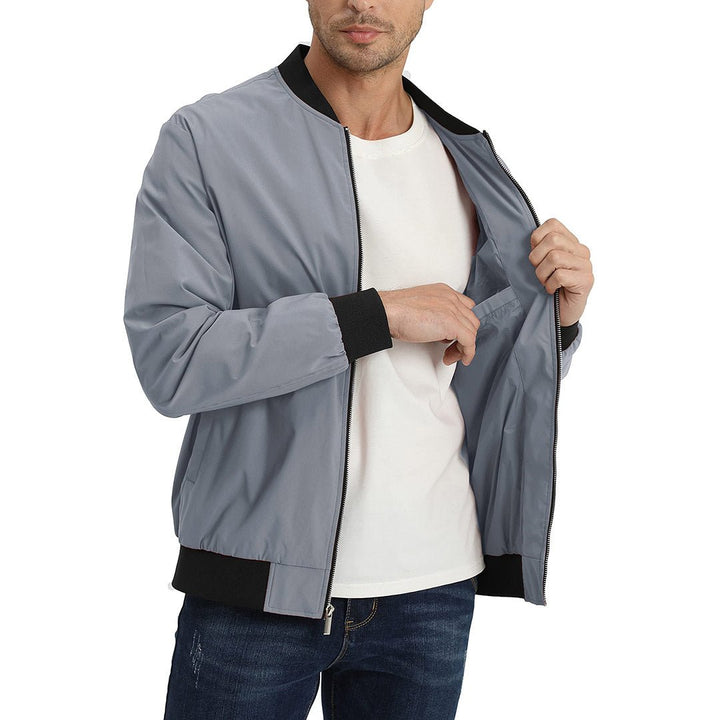Men's Casual Lightweight Bomber Jacket - Men's Jackets