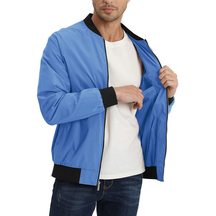 Men's Casual Lightweight Bomber Jacket - Men's Jackets