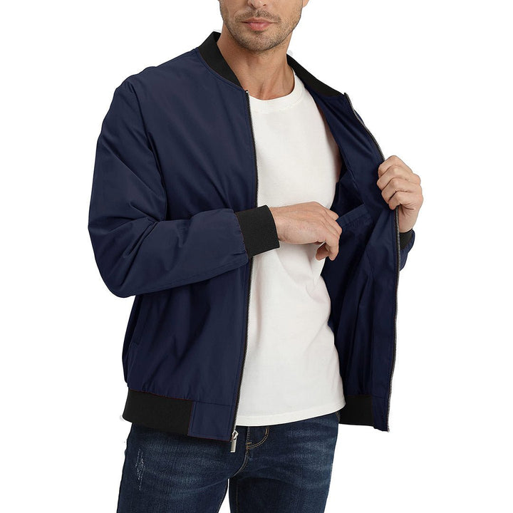 Men's Casual Lightweight Bomber Jacket - Men's Jackets
