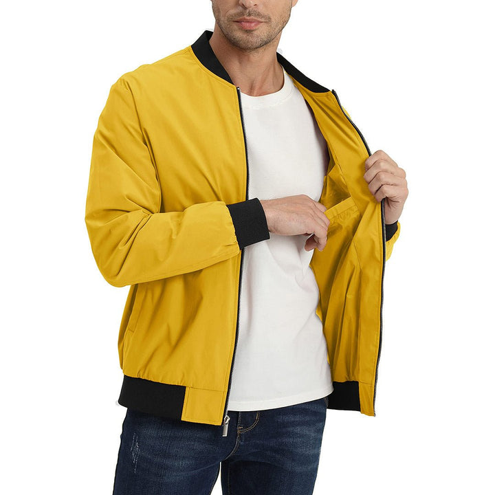 Men's Casual Lightweight Bomber Jacket - Men's Jackets