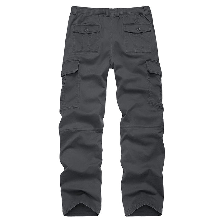Men's Cotton Casual Classic Straight Leg Pants - Men's Cargo Pants