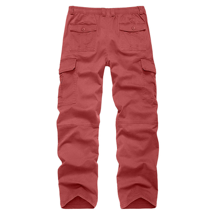 Men's Cotton Casual Classic Straight Leg Pants - Men's Cargo Pants