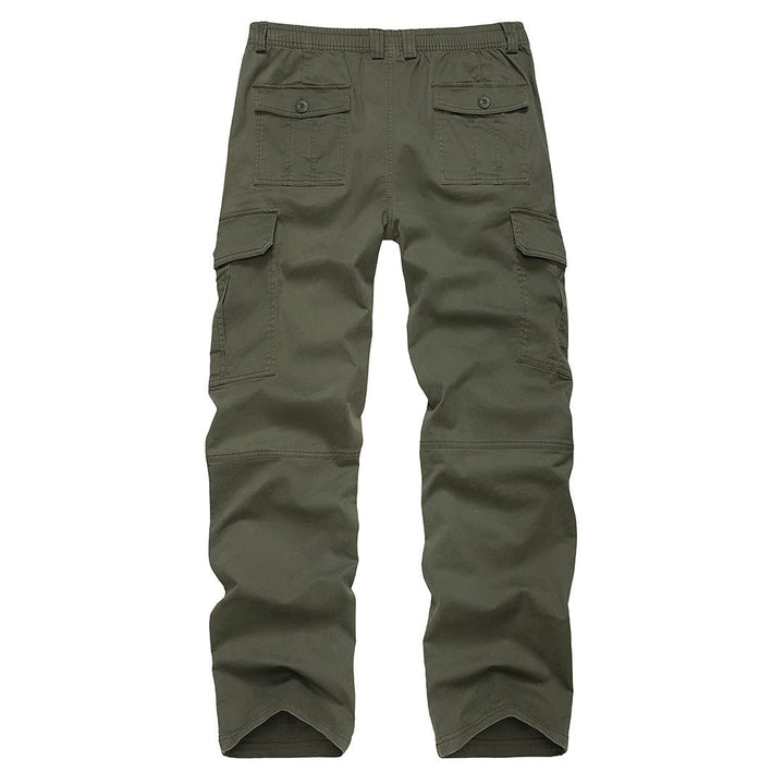 Men's Cotton Casual Classic Straight Leg Pants - Men's Cargo Pants