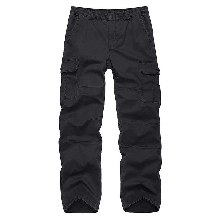 Men's Cotton Casual Classic Straight Leg Pants - Men's Cargo Pants