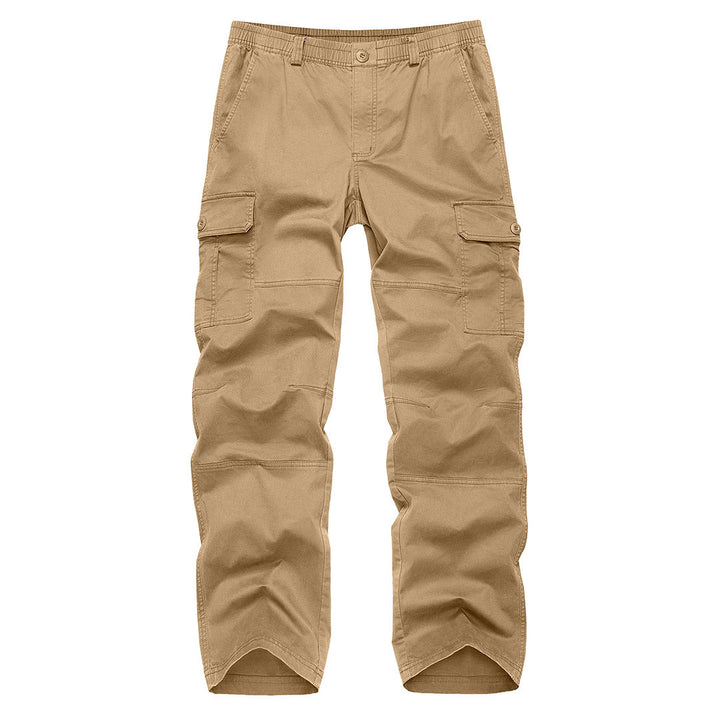 Men's Cotton Casual Classic Straight Leg Pants - Men's Cargo Pants