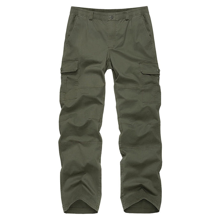 Men's Cotton Casual Classic Straight Leg Pants - Men's Cargo Pants