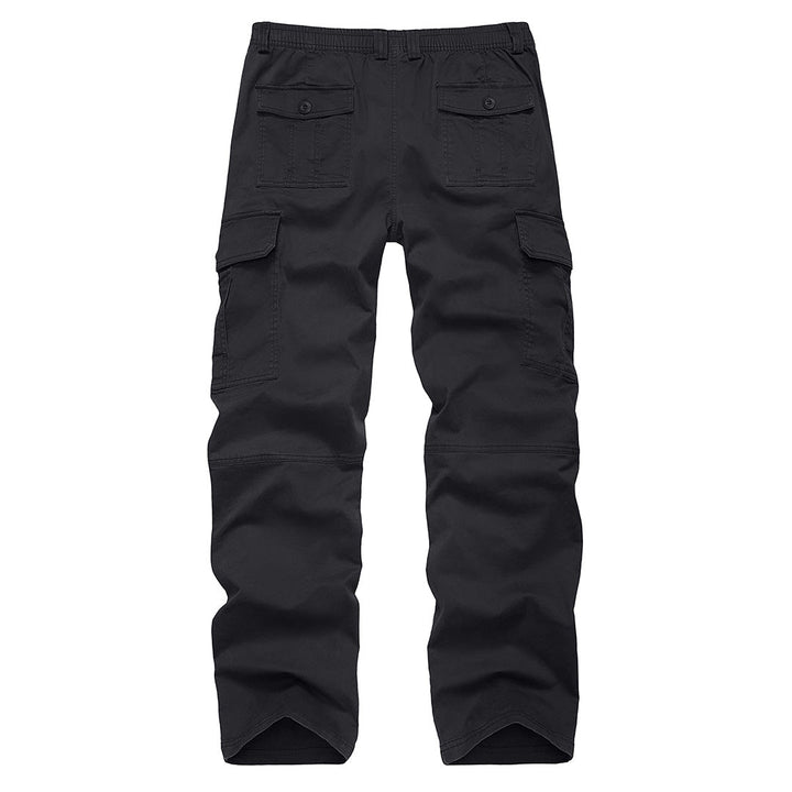 Men's Cotton Casual Classic Straight Leg Pants - Men's Cargo Pants
