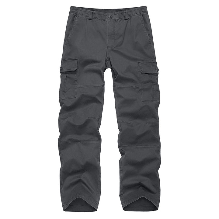 Men's Cotton Casual Classic Straight Leg Pants - Men's Cargo Pants