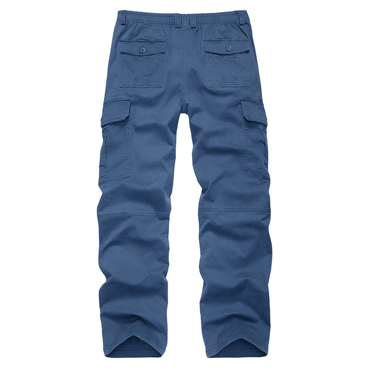 Men's Cotton Casual Classic Straight Leg Pants - Men's Cargo Pants