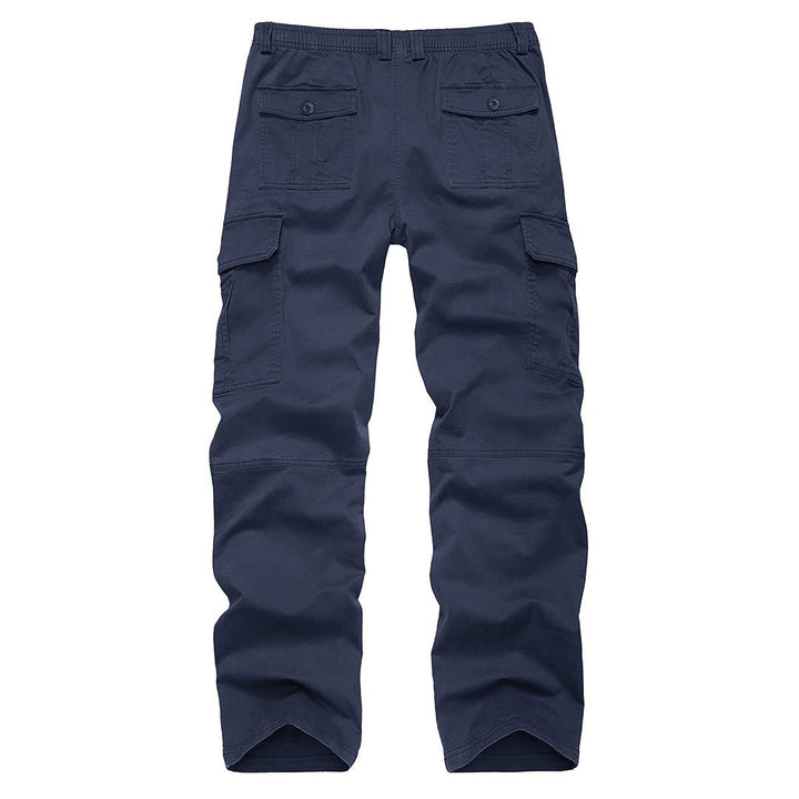 Men's Cotton Casual Classic Straight Leg Pants - Men's Cargo Pants