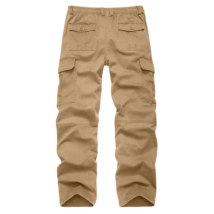 Men's Cotton Casual Classic Straight Leg Pants - Men's Cargo Pants