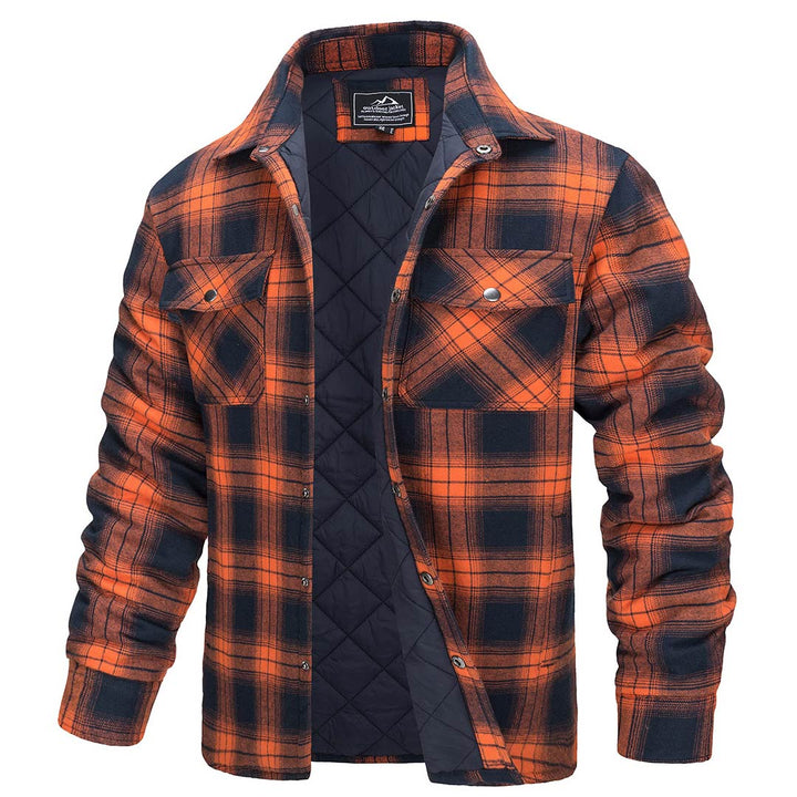 Men's Flannel Shirt Long Sleeve Button Down Jacket - Fall Winter 2022