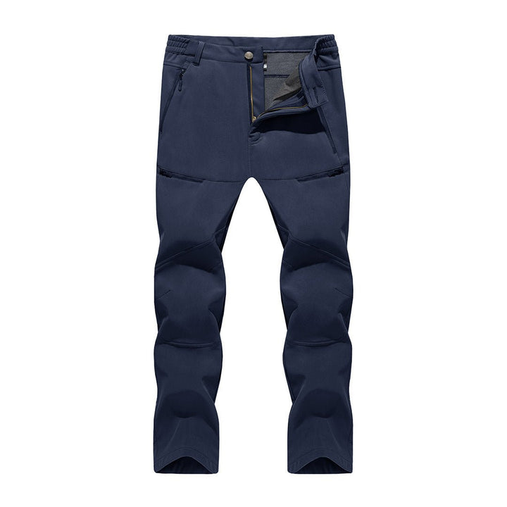 Men's Fleece Lined Pants Softshell Ski Tactical Military - Men's Tactical