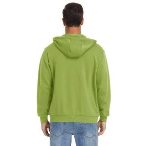 TACVASEN Olive Green Men's Full Zip - Up Casual Active Hoodie