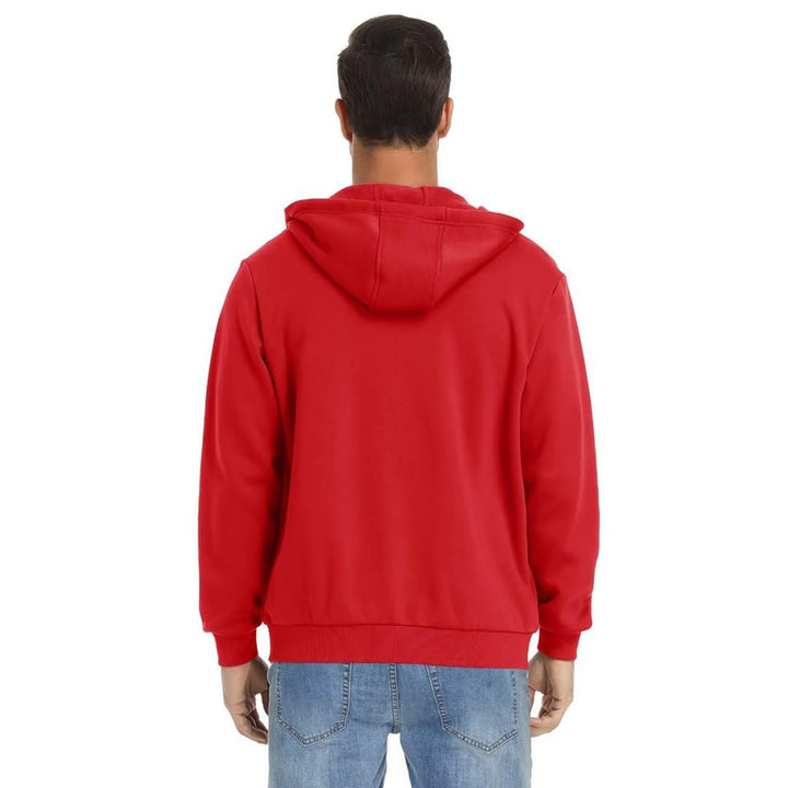 Men's Full Zip-Up Casual Active Hoodie - Men's hoodie