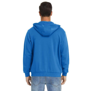 TACVASEN Blue Green Men's Full Zip - Up Casual Active Hoodie