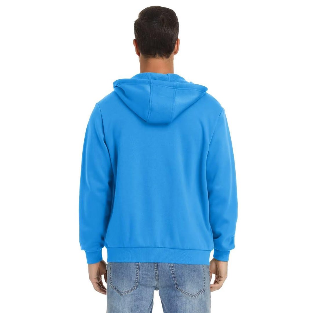 TACVASEN Ice Blue Men's Full Zip - Up Casual Active Hoodie