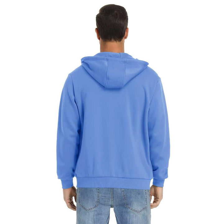Men's Full Zip-Up Casual Active Hoodie - Men's hoodie