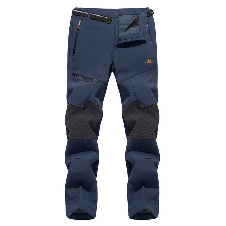 Men's Hiking Fleece Lined Reinforced Knees Softshell Pants - Fall Winter 2022