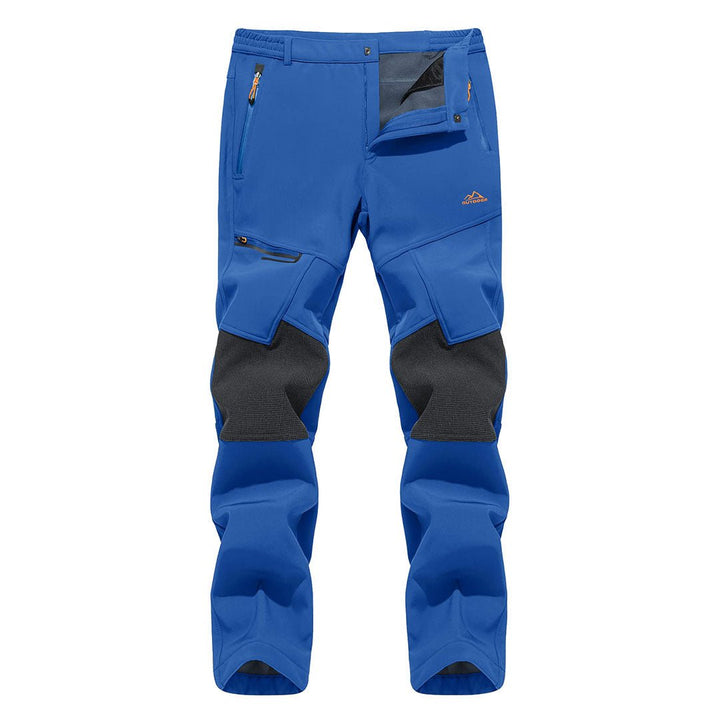 Men's Hiking Fleece Lined Reinforced Knees Softshell Pants - Fall Winter 2022