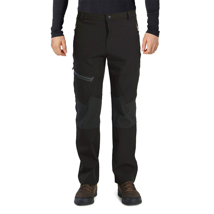 Men's Hiking Fleece Lined Reinforced Knees Softshell Pants - Fall Winter 2022