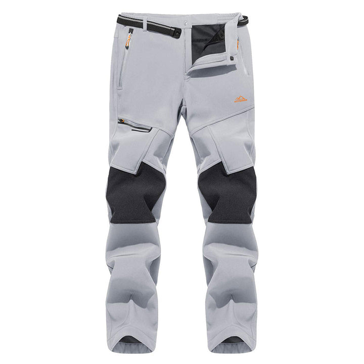 Men's Hiking Fleece Lined Reinforced Knees Softshell Pants - Fall Winter 2022