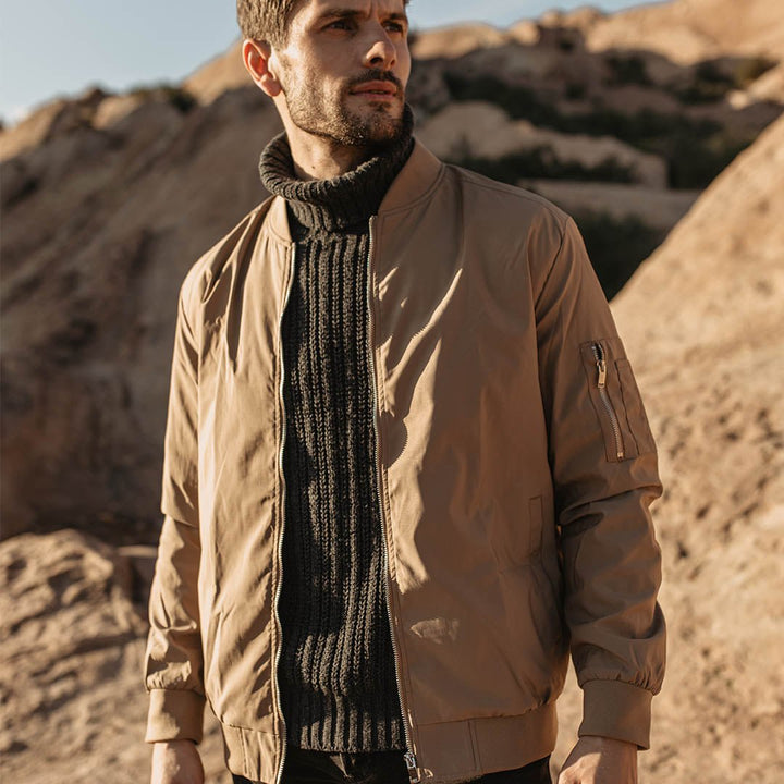Men's Lightweight Bomber Zip Jackets - Fall Winter 2022