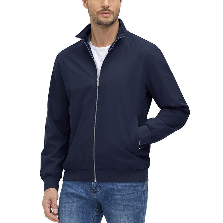 Men's Lightweight Casual Bomber Jacket - Men's Jackets